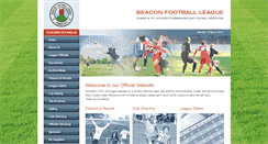 Desktop Screenshot of beacon-football-league.co.uk