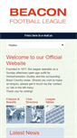 Mobile Screenshot of beacon-football-league.co.uk